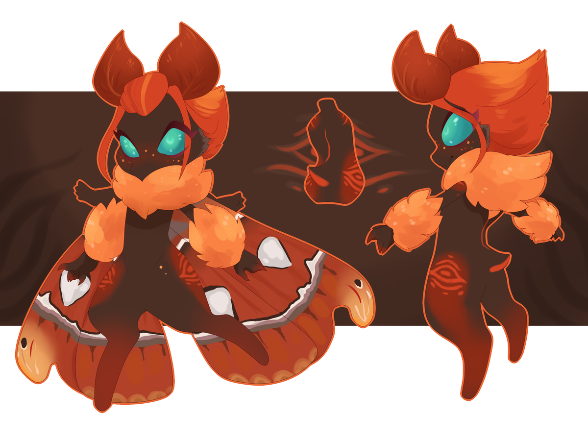 Doukzu's tweet photo. RESALE! $40 flat for the Atlas moth! Original owner is looking to sell them (designed by me) https://t.co/kcfX2uVV3T