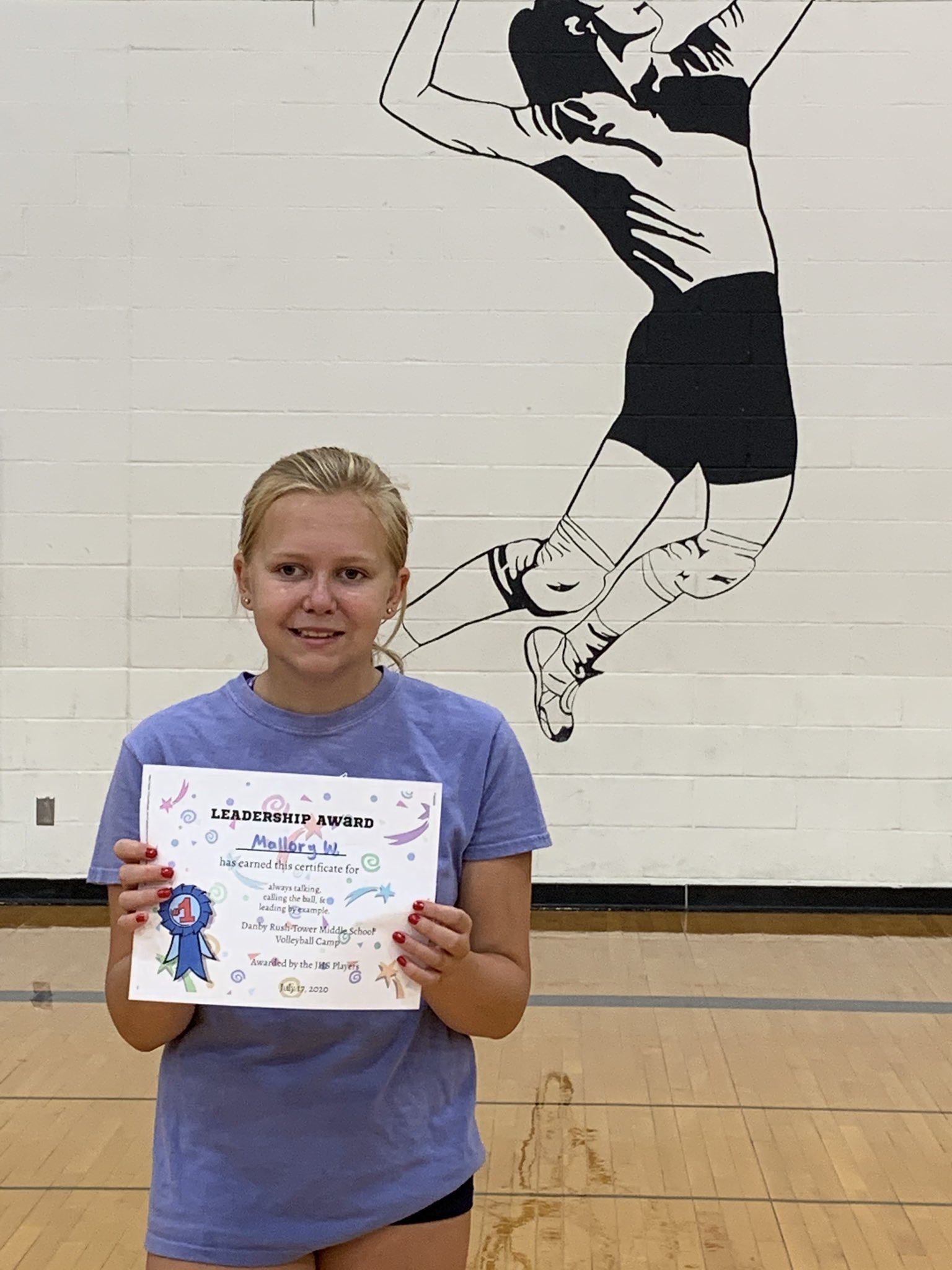 Jefferson Volleyball on Twitter "Awards Day at MS VB Camp today