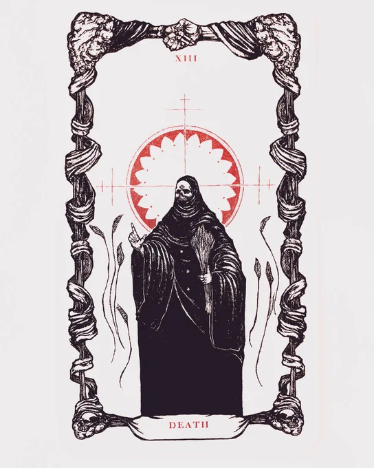 Only a couple copies of the Flux Arcana Tarot deck are still in stock in my art shop. 