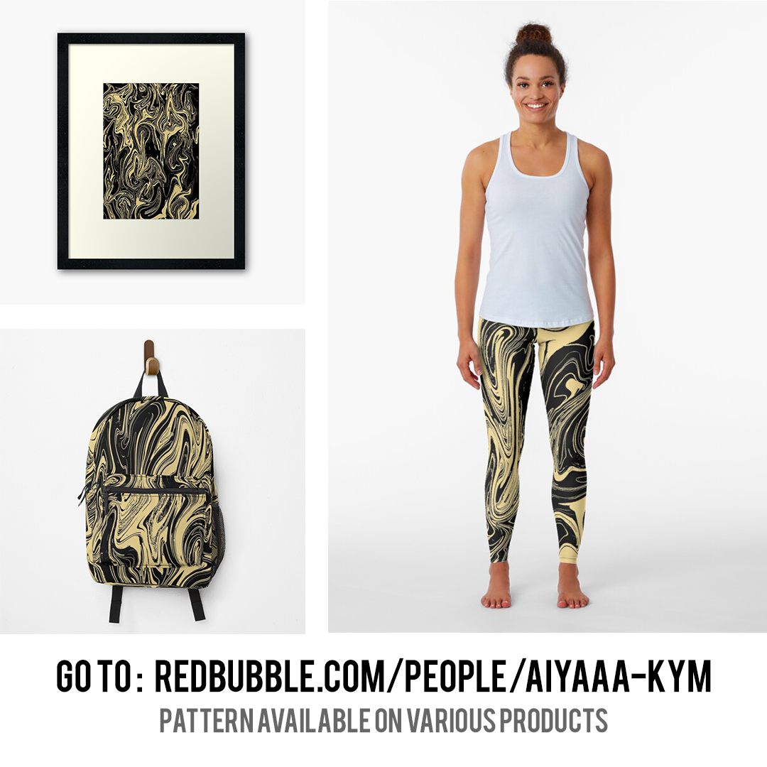 kym_lang's tweet photo. NEW black and gold #marble #pattern #artwork #print available on my #Redbubble account. Check it out here https://t.co/GTnp6ibp6K https://t.co/J2LzLkAVEw