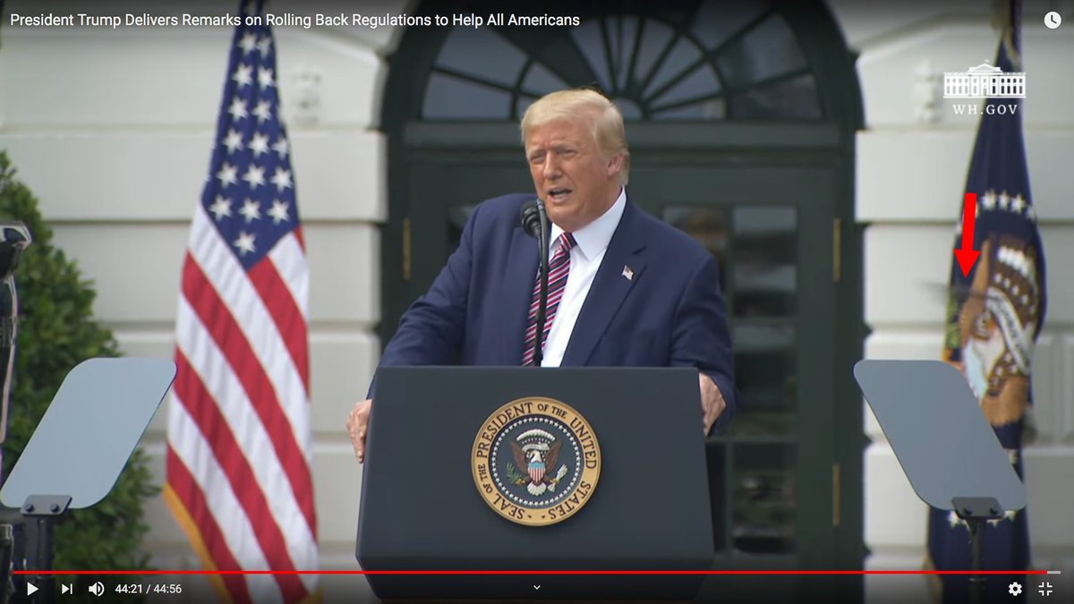 Now, most video is 30 frames per second. That's the industry standard.But the WHITE HOUSE video is twice as fast: 60 frames per second.And yet that thing is STILL completely blurred out.It hasn't yet appeared in the first frame.