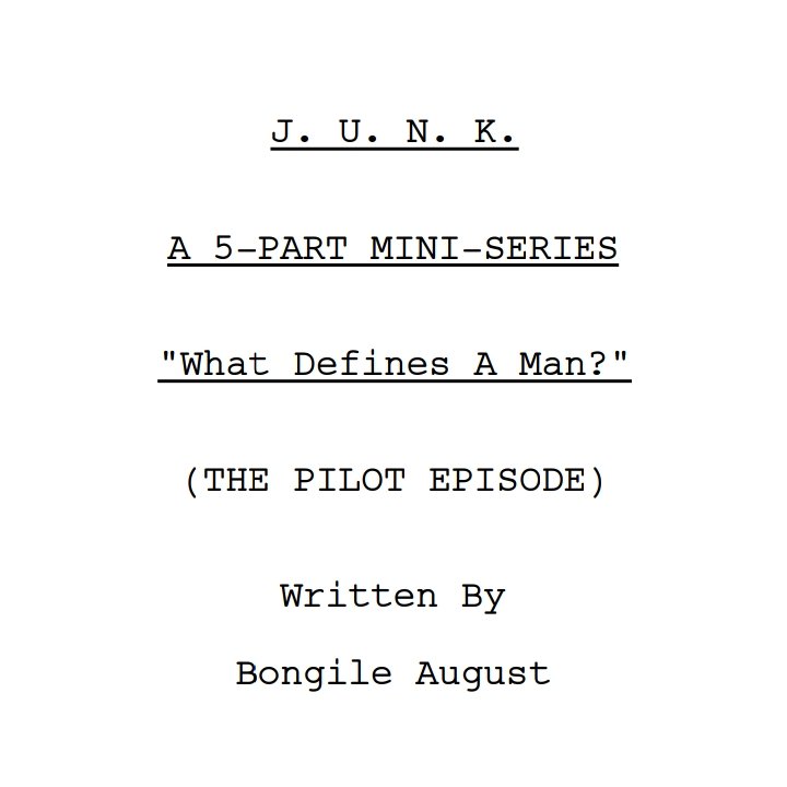 OfficialBongile's tweet image. Wrote the first three pages yesterday just to see if the vision makes sense. No outlining, no story beating. Just being as raw as I can.

#FutureTVWriter #TelevisionWriting #PilotScript #TVPilot #Screenwriting #Creative #Dreamer