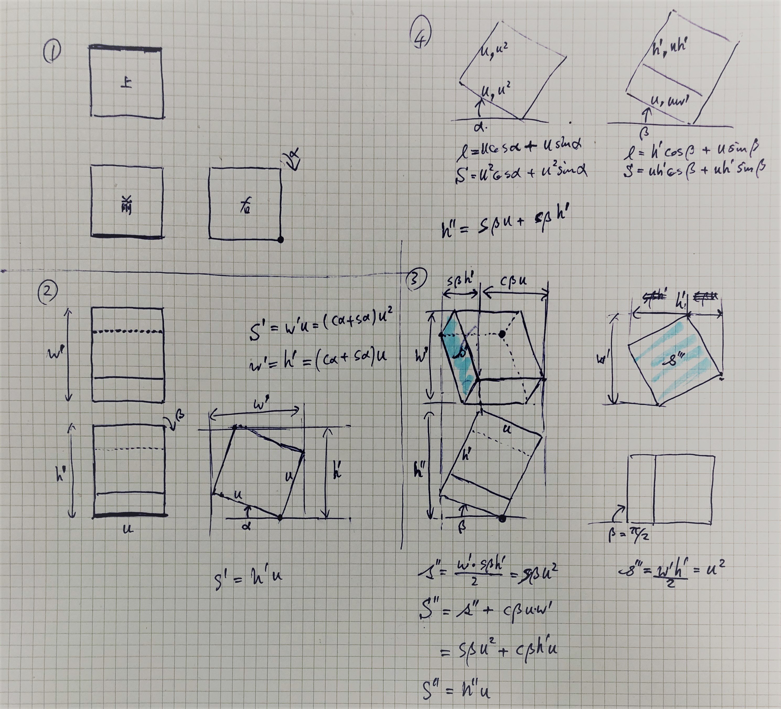 Limg على تويتر Mathlava 更に訂正 誤 S U W H 2 正 S U 厳密には S U W H Cos8 Sin8 で 8 P 4 のときに U W H 2 となって 8 0 Or P 2 のときに U W H となる ここは W とh から面積を出さずに 単に S U と考えた