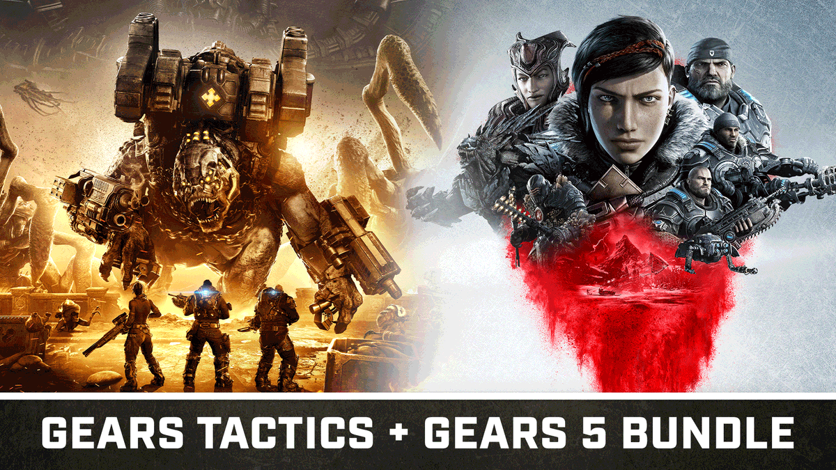 В Steam появился набор из Gears Tactics и Gears 5, при покупке в наборе скидка на игры составляет 50%