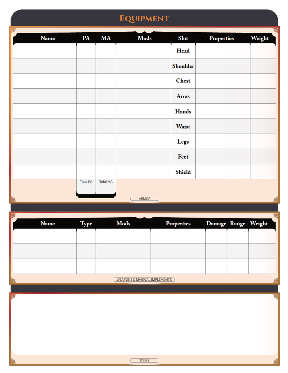 SmunchyGames's tweet image. Wow! @adamcbassett did such a fantastic job on the @PathsRPG character sheets. 🤯🤯🤯🤯 #pathsrpg #ttrpg #rpg #worldbuilding #WritingCommunity