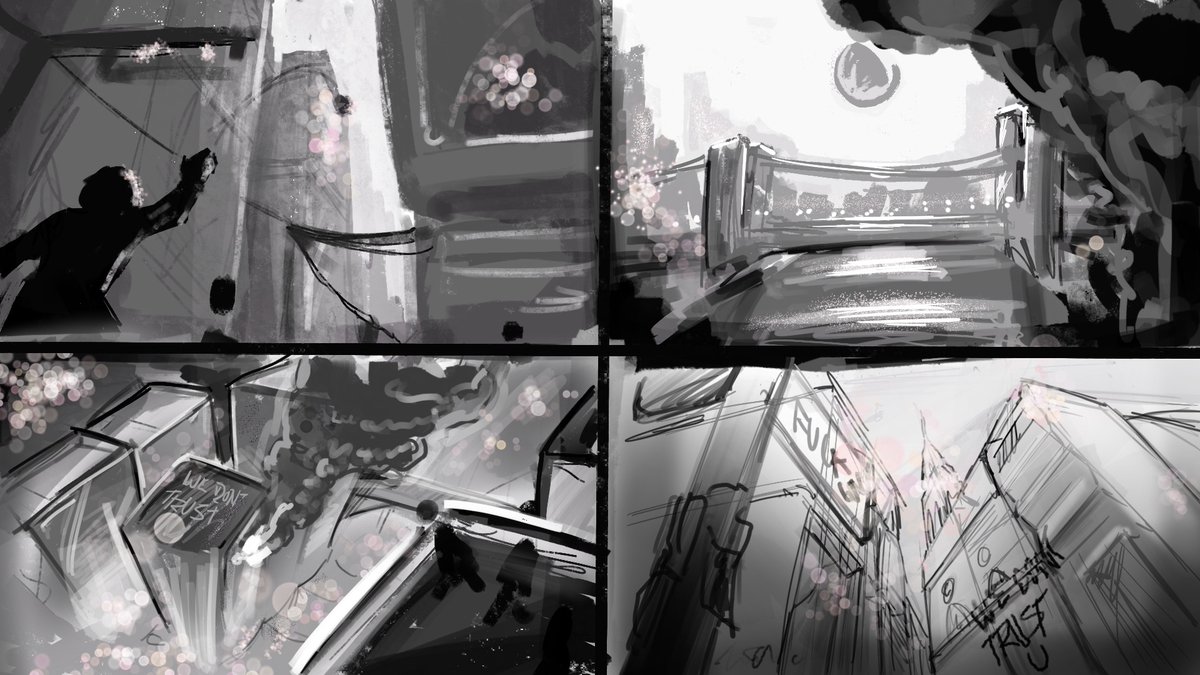 HegemonDigital's tweet photo. Hey everyone! Look forward to learning about how our artists go about creating our concept art in an upcoming post! It's a very interesting process.

#teaser #conceptart #gamedev #indiedev #gameart #art #cyberpunk https://t.co/ylslDaDkov