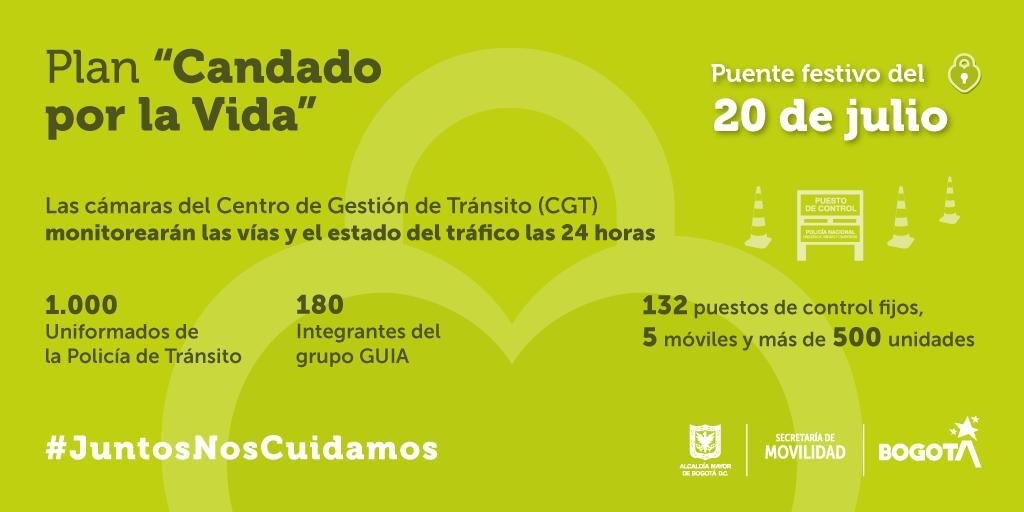 SectorMovilidad's tweet photo. Con las cámaras del Centro de Gestión del Tránsito se monitorearán  las vías y el estado del tráfico. 

Con 132 puestos de control fijos, 5 móviles, más de 500 unidades, 1.000 uniformados de @TransitoBta y 180 integrantes del grupo GUIA, se realizarán los controles en vía. https://t.co/s4AXGw9J9i