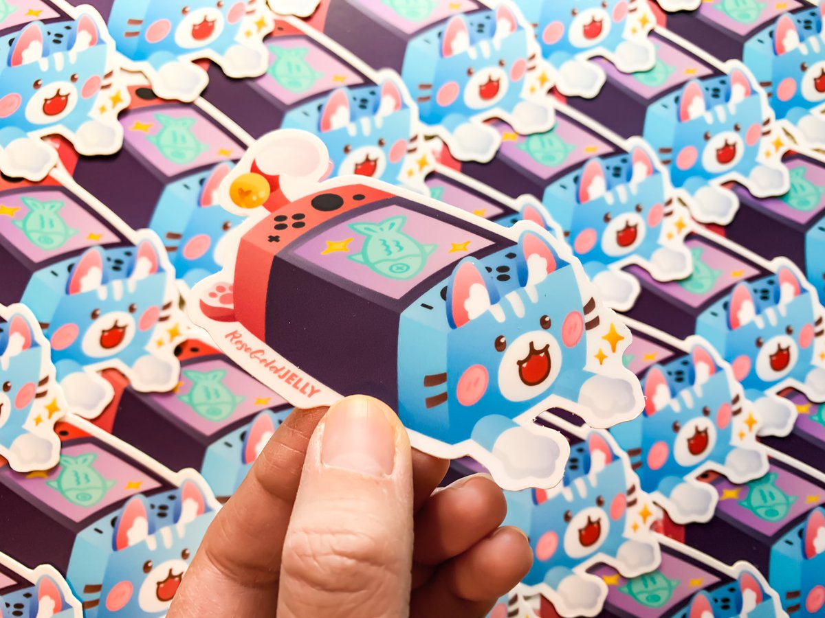rosegoldjelly's tweet photo. First 80 Pre-Orders of my #PuppyCube and/or #SwitchCat will receive FREE vinyl stickers! ๐๐๐๐ https://t.co/wLObwWQsJJ