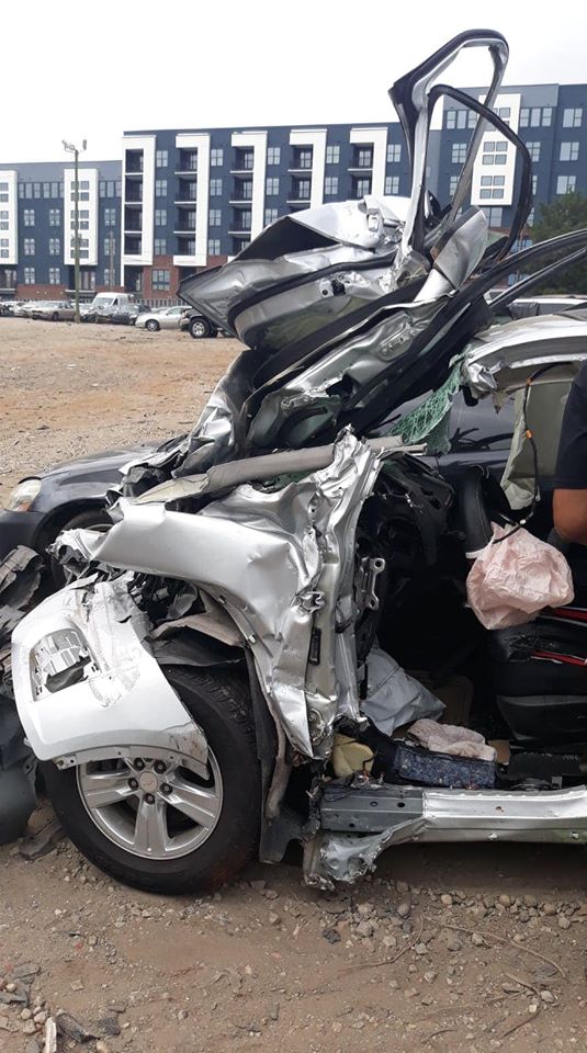 Bri_Harper_'s tweet photo. Can you imagine surviving a crash like this??

On @wcnc tonight at 11pm hear from the mom of 25-year-old #JabariNelson who suffered severe brain injury, but miraculously continues to recover.🙌🏾 https://t.co/a9M3Y83Ka3