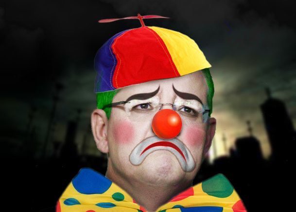 AngryGranny1's tweet photo. @vanOnselenP What a clown show. #ClownMo https://t.co/cjye29M3Z2