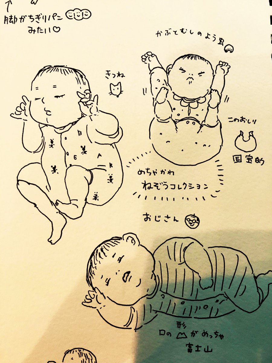 寝相がめちゃかわゆい
小指は基本立てていくスタイル 