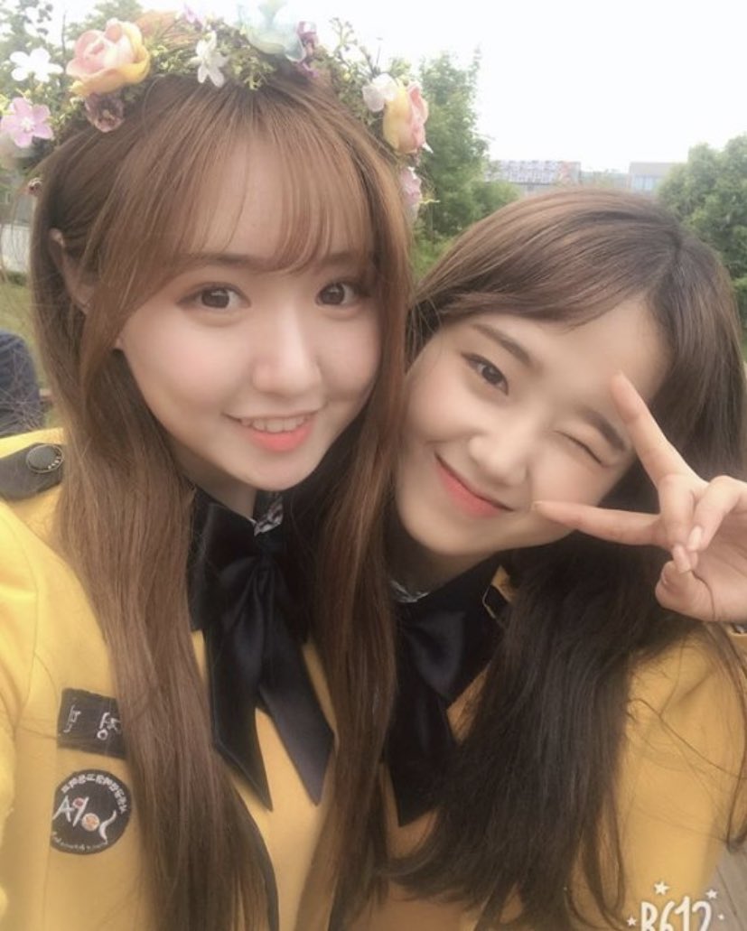 LUNARSOLAR_INTL's tweet photo. [PRE-DEBUT] Taeryeong with Weki Meki / IOI's Yoojung https://t.co/YXX9vGq2yb