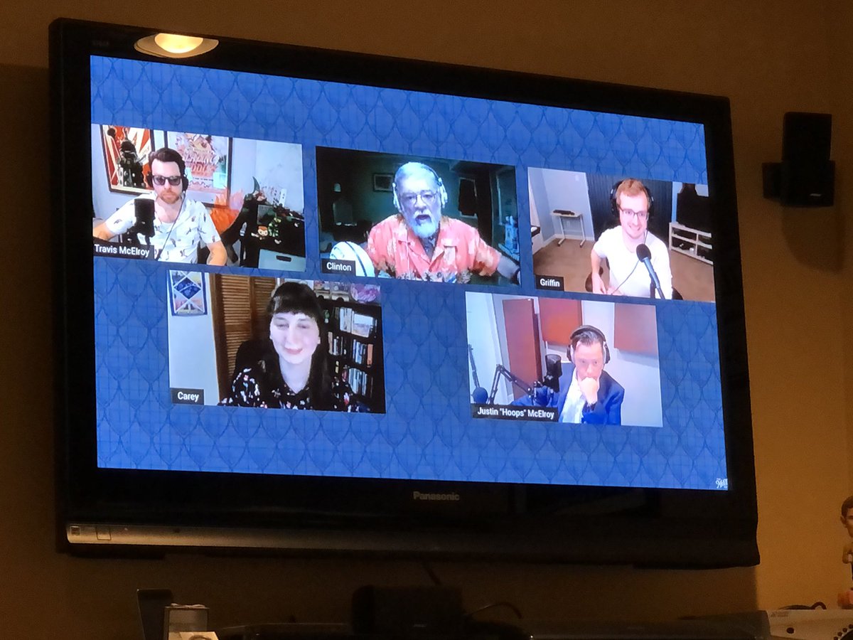 Mahomeslice's tweet photo. Recognizing that, as a Canadian, this is the closest I’ll come to seeing @McElroyFamily live...
And it is glorious. #TAZGNLive https://t.co/qLVbwlzIIU