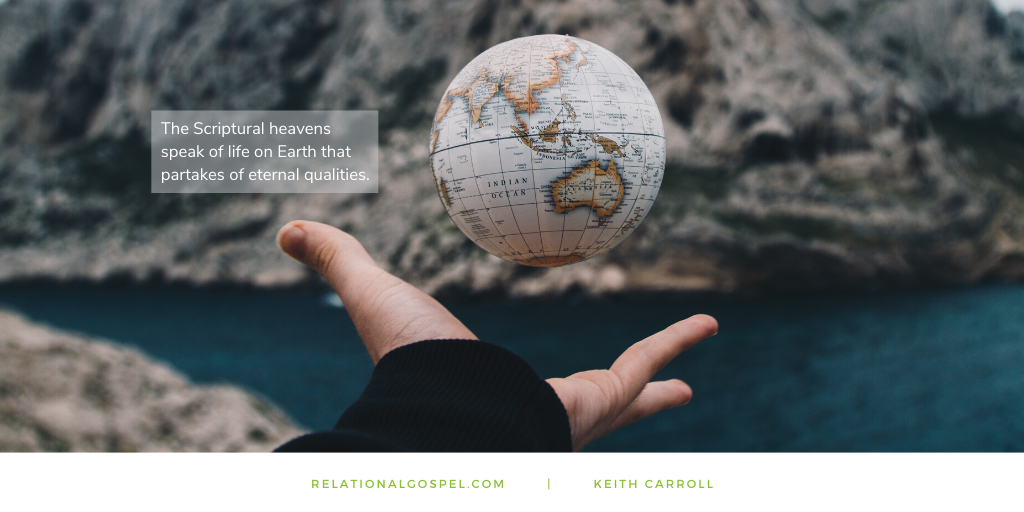 RelateToGod's tweet photo. The Scriptural heavens speak of life on Earth that partakes of eternal qualities.
#drawclosertoGodtoday #RelationalReality #RelatetoGod https://t.co/uA0llB7ut6