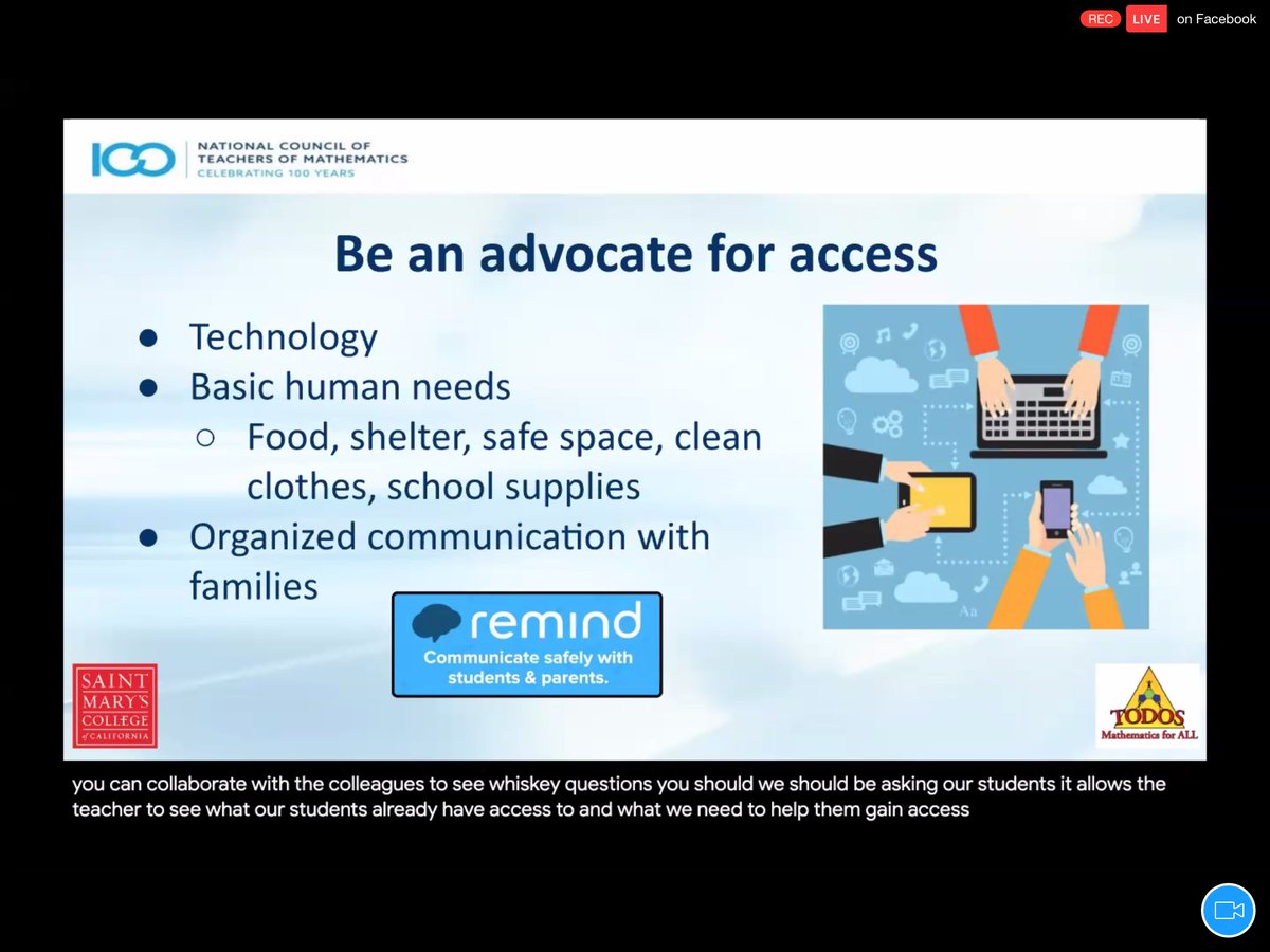 camats10's tweet photo. #NCTM100 I listened to another @todosmath session on July 9th  @MaryCRaygoza @MrsMaciasMath @nima_harirchian reminded us to be advocates for access. Are you one? @camats10 https://t.co/xQL50DFSLC