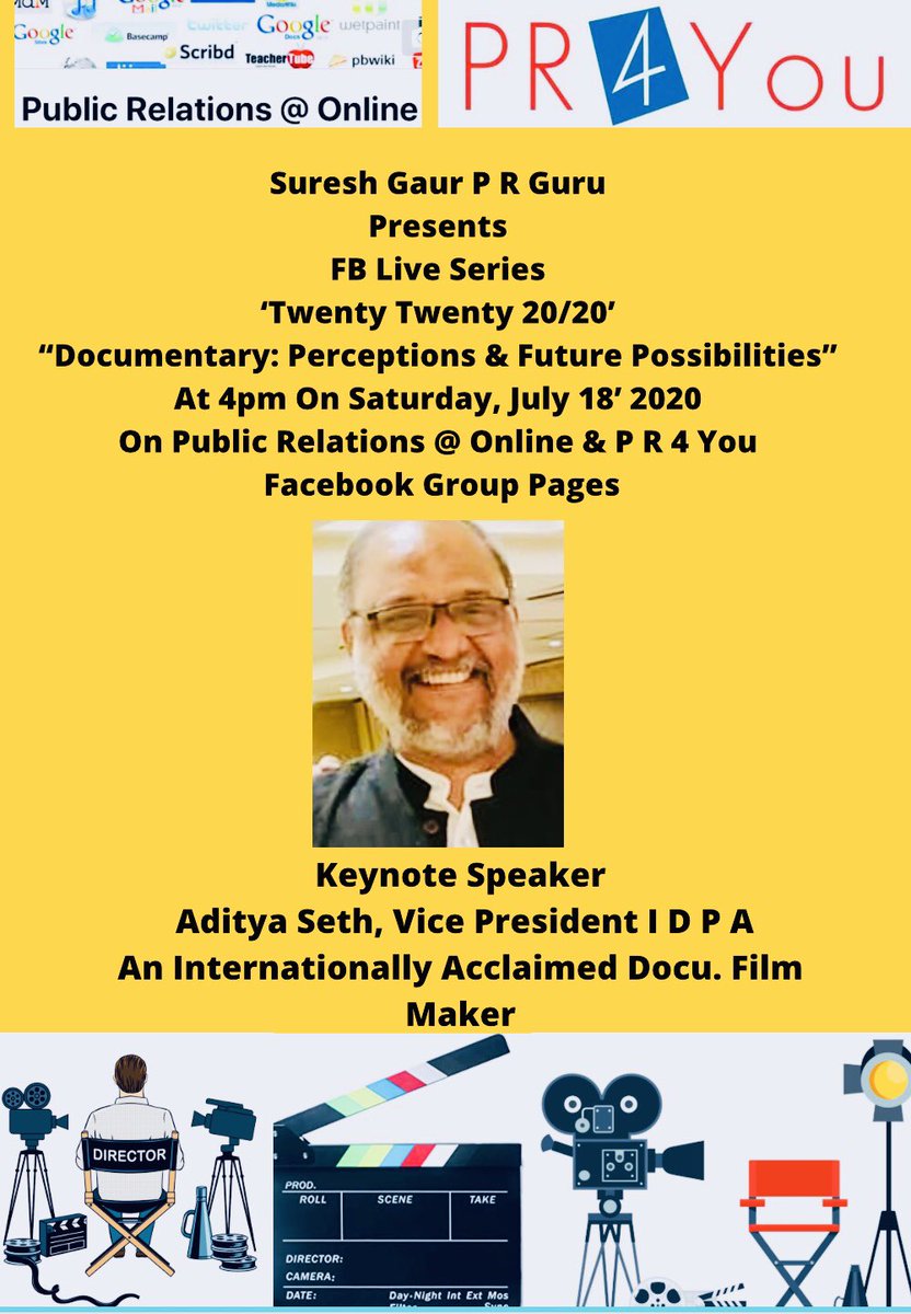 sureshgaur56's tweet photo. Good Morning Dear Tweeps🙋🏻♂️
Wishing for you & your families a very blessed weekend ahead. 🙏🏼
Do join me today at 4pm on “Public Relations @ Online #FBGroupPage to listen @drishyamovies
#FBLive #Film #Documentary #FilmMaker #July18 #Saturday #4pm #PublicRelations #facebooklive https://t.co/Ipbsvtd6uM