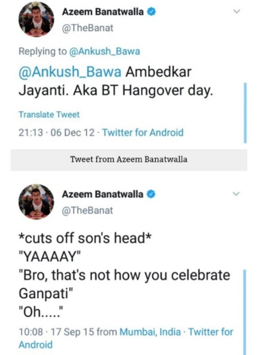 Now coming to stand up "comedy". I seriously dont get any laughs looking at these acts. I wonder how unintelligent and shameless would be the audience to laugh at their own historyEg 5 Azeem Bannatawala who mocked Ramayana andLord Ganesha from-  https://swarajyamag.com/analysis/why-selectively-target-hindu-gods-the-saga-of-indian-stand-up-comics-apologising-after-hurting-sentiments 6/n
