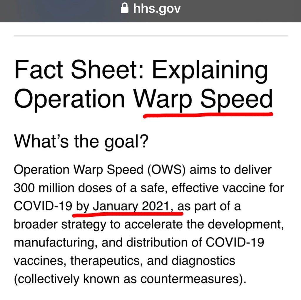 10 A  #ManhattanProject is a rushed scientific experiment. What? A  #ManhattanProject like  #OperationWARPSPEED, initiated by  #Trump And based on CDC guidelines those supplying vaccines cannot be held liable for deaths or illnesses
