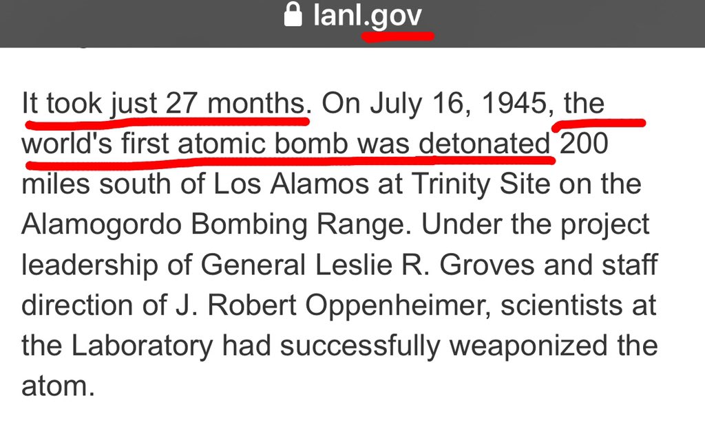 10 A  #ManhattanProject is a rushed scientific experiment. What? A  #ManhattanProject like  #OperationWARPSPEED, initiated by  #Trump And based on CDC guidelines those supplying vaccines cannot be held liable for deaths or illnesses