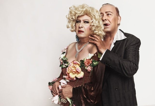 TurkishDrag's tweet photo. Turkey’s first and the most famous drag queen Seyfi Dursunoglu has passed away. His witty drag persona, 'Huysuz Virjin' won't be forgotten. So long, and thanks for all the laughs... 

#SeyfiDursunoglu https://t.co/Brxiz5HzUR