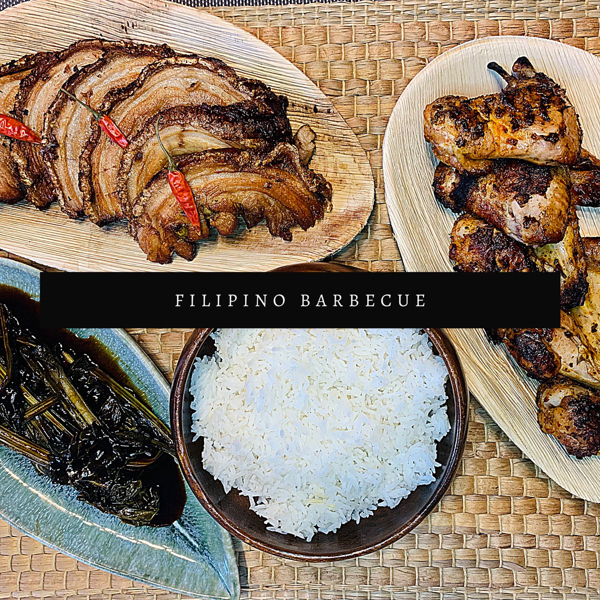 RoniBKitchen's tweet photo. When the sun is out, nothing beats a #barbecue.
Fiery chicken wings coated with our #GarlicChilliPaste. Choi sum #adobo, #pritchon and rice.
#yummy!
Grab a jar from @amazonuk @boroughbox @etsyuk ...
#filifooduk #filipinofood #bbq #homecooking #easyrecipes #tastyfood #smallbiz https://t.co/jYQsz6Bqnt