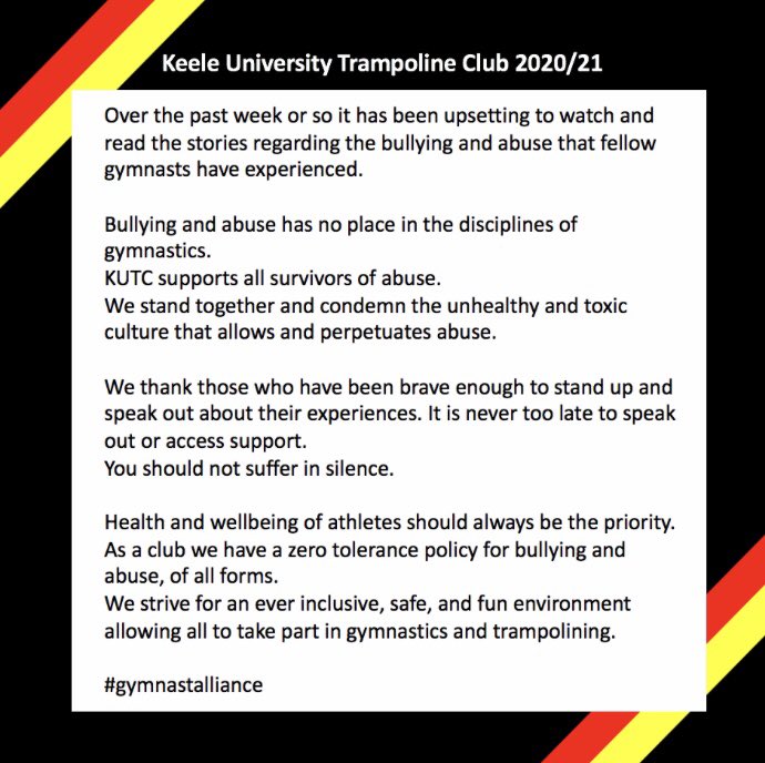 KeeleTramps's tweet photo. #gymnastalliance https://t.co/v3kFJ6mPEY