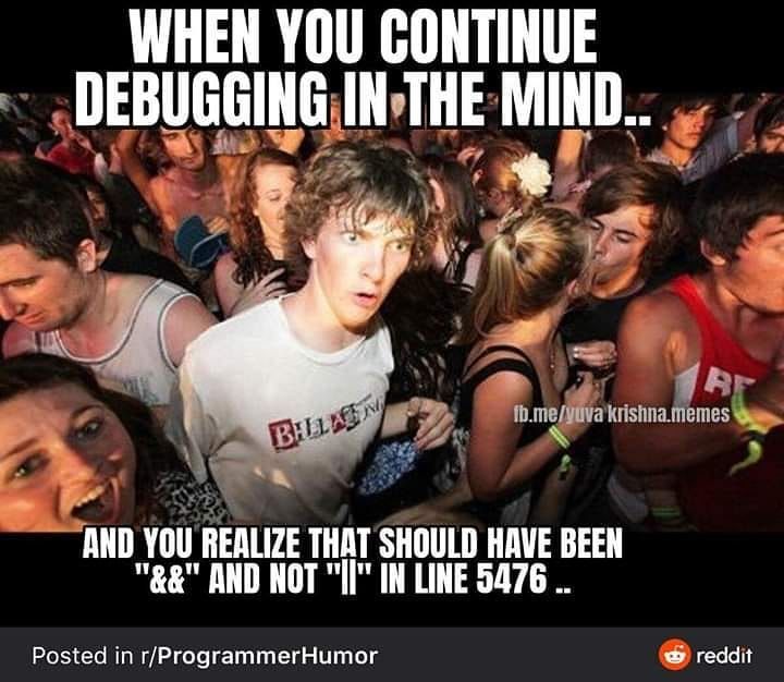 iphonegalaxymd's tweet photo. When you continue debugging in the mind 🤯
#systemsengineer # #devops #coding #itsupport #programmers #softwaredeveloper #softwereengineer #coder #coderlife #programmer #worldcode #devlife #datascence #csharp #php #javascript #linux #mysql #server #sysadmins https://t.co/M6Jie977gb