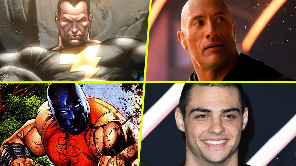 SYFYWIRE's tweet photo. Noah Centineo is making a leap into superhero-dom with the perfect co-pilot: The Rock. #BlackAtom https://t.co/mdqL0VtWXF