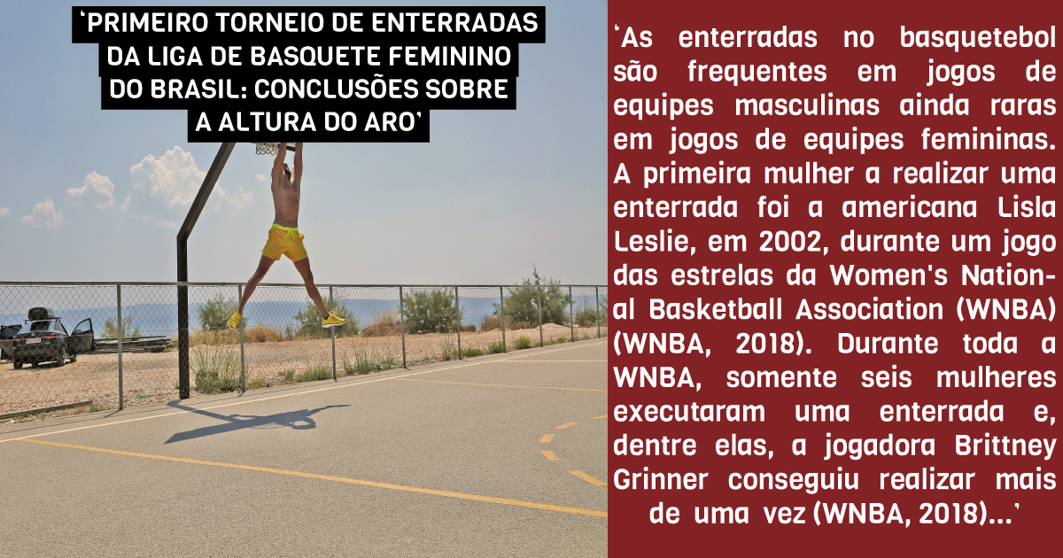 lepeunicamp's tweet photo. [ARTIGO #TimeLEPE] ➤ https://t.co/39gsgx3drC
 
Como aumentar o nº de enterradas no #basquete entre mulheres? 👩🏿🏀

A parceria #TimeLEPE e @LBF_Oficial, liderada por @GalattiLarissa, resultou num estudo sobre a altura do aro no torneio e trouxe resultados intrigantes. 🤔

Veja! https://t.co/dsazan6rai