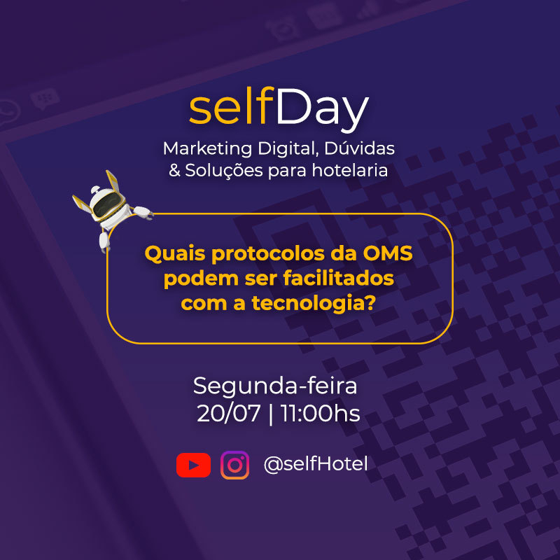 selfHotel's tweet photo. A partir da próxima segunda-feira começaremos o selfDay.
O papo será exibido como Live no Instagram e no Youtube, links no site ou na bio.
#MarketingHoteleiro #MarketingDigital #CheckinOnline #Hotelaria #Hoteleiro #selfDay https://t.co/L2GaK7D8Sr