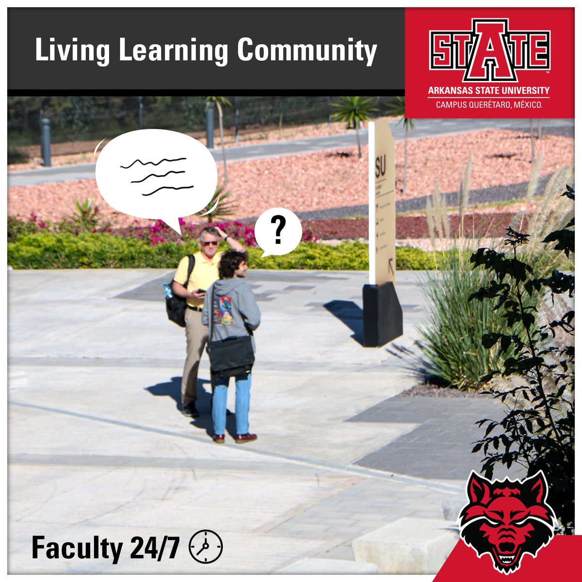 arkansasstatemx's tweet photo. Sometimes speaking to a Professor is what we need when we are struggling with a topic.
#LivingLearningCommunity https://t.co/xDYYTz9jA3