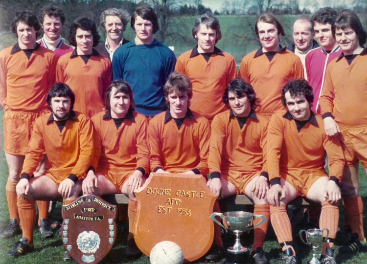 Dounecastle's tweet photo. We are devastated to announce the tragic passing of David Eccles. Davie was our legendary keeper throughout the 70’s &amp; then club coach. Davie also coached at Stirling University, Stirling Albion, &amp; Forth Valley/Scottish Schools. Our thoughts are with Margaret, Joanne &amp; family. https://t.co/bydJkSlIwM