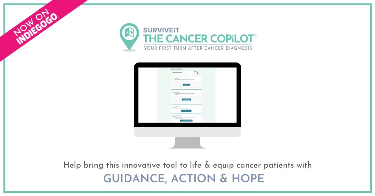 MayzureCreative's tweet photo. There is something significant being built for those facing cancer &amp; I've been able to play a small role in it! @TeamSURVIVEiT is raising funds to launch The Cancer COPiLOT, the world's first comprehensive cancer navigation tool. Learn more https://t.co/DwQJXrUNZO https://t.co/ZvVI20xsMF