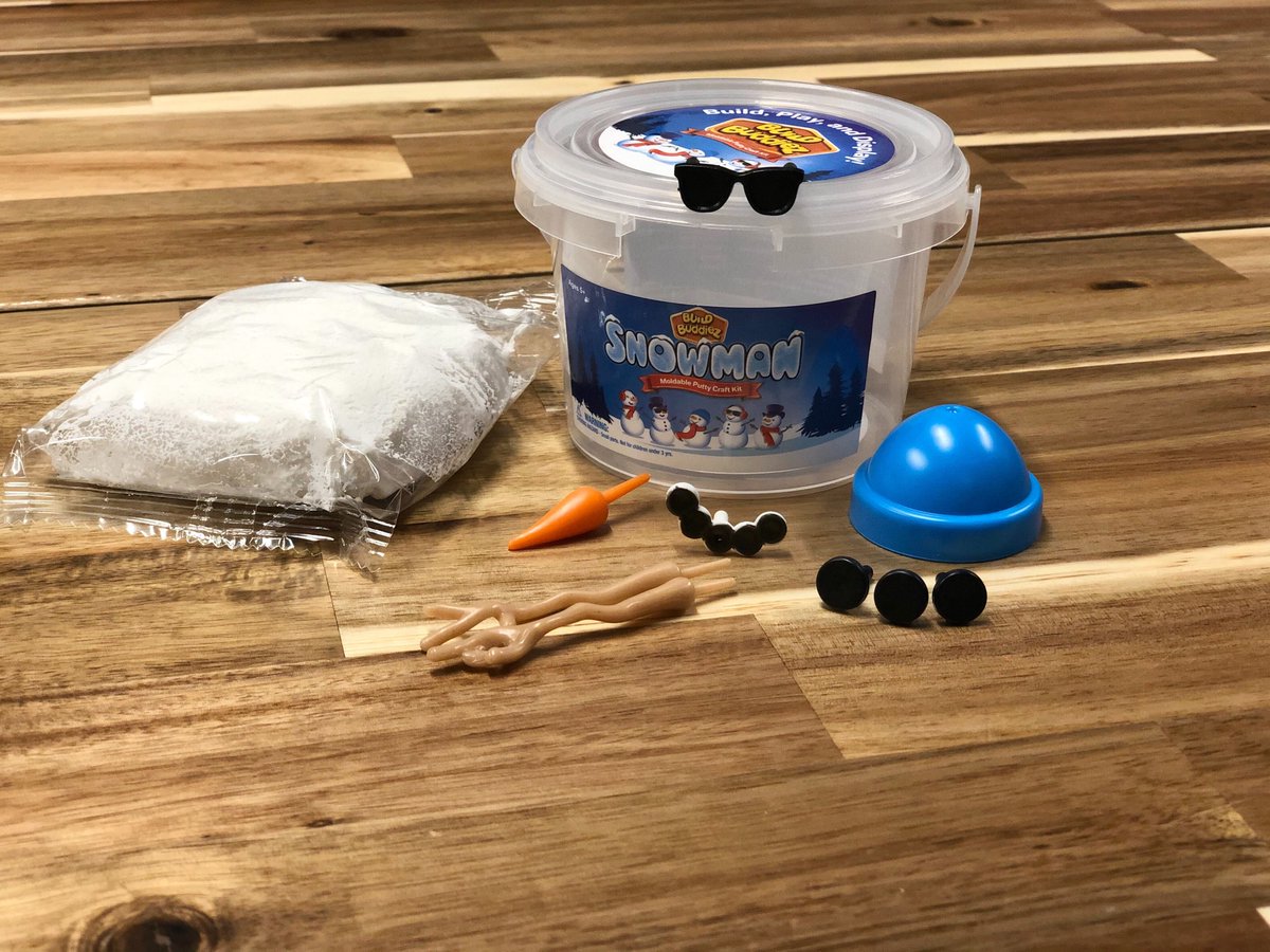 What’s in your Build Buddiez? 😎 There are 6 different tub styles out there! Mold the soft putty into your desired shape (snowman not required!) and decorate 😊 Find it here: amazon.com/dp/B07YKX8JC7?…
#toys #play #fun #crafts #artsandcrafts #Create