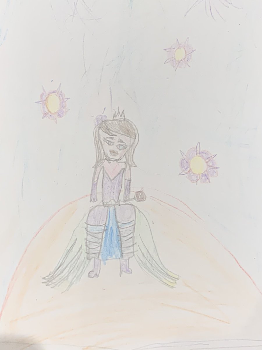 Caco29820's tweet photo. We missed the 6pm deadline to enter the competition by thinking it was midnight 😭 but my daughter has worked so hard to get her drawings ready. Really proud of her 🤩 @jk_rowling @TheIckabog #theickabog https://t.co/TjTs8HUYDd