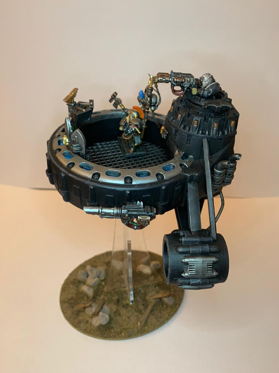 grumpy_rich's tweet photo. A little something to get me back into the swing of things after falling into a painting rut:
My Squat Techpriest needed a ride so have him a kitbash equal to his stature #warcomm #warmongers #PaintingWarhammer https://t.co/M5A5iKpJ6Z