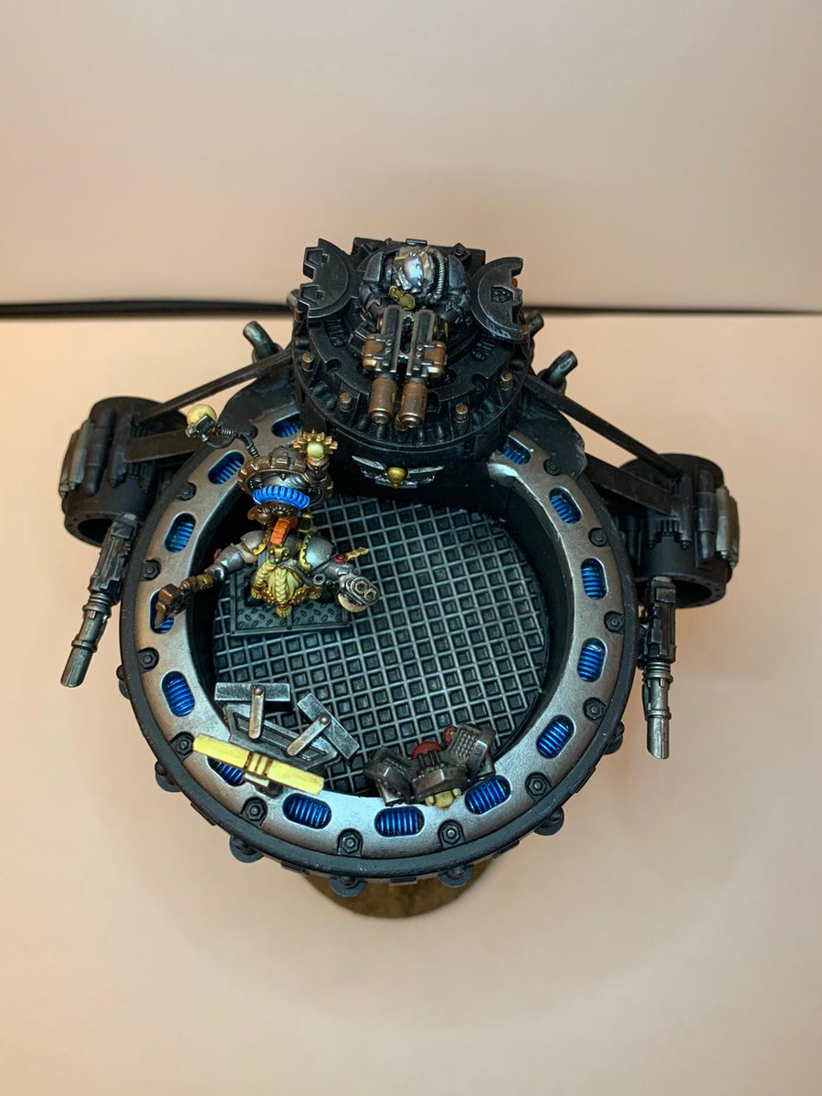 grumpy_rich's tweet photo. A little something to get me back into the swing of things after falling into a painting rut:
My Squat Techpriest needed a ride so have him a kitbash equal to his stature #warcomm #warmongers #PaintingWarhammer https://t.co/M5A5iKpJ6Z