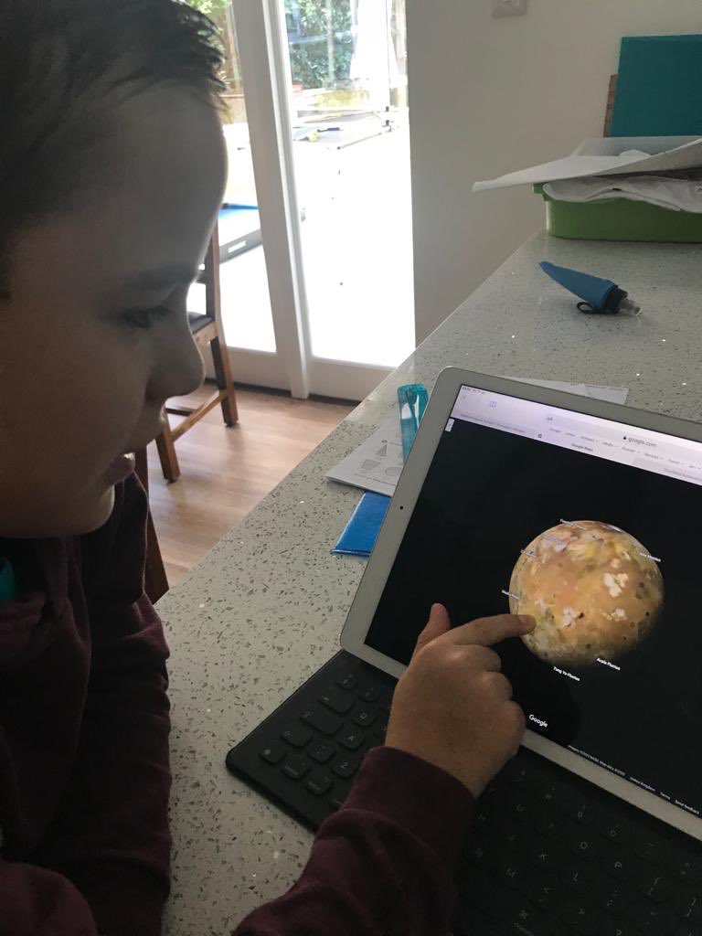 Thursday checking out craters on the moon <a href="/BlenheimEpsom/">Blenheim High School</a> <a href="/GrevillePrimary/">The Greville Primary School</a> #blenheimspaceschool