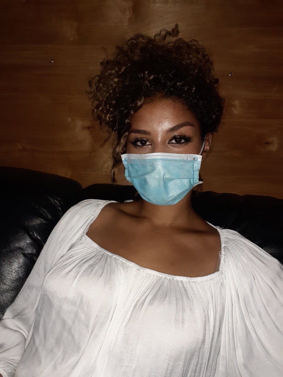 _CatEllington's tweet photo. #InTheStudio (II)
She may be wearing her mask in this pic, but trust me, Ms. @jakicavins is drinking her #HerbalTea to oil her #Phenomenal #VocalChords. She's ready, and we're ready!
Ms. Jaki is about to record some Cat Ellington #SongWorks!
Let's go, baby! Let's go.
#ItsHot https://t.co/p9YcFjChfa