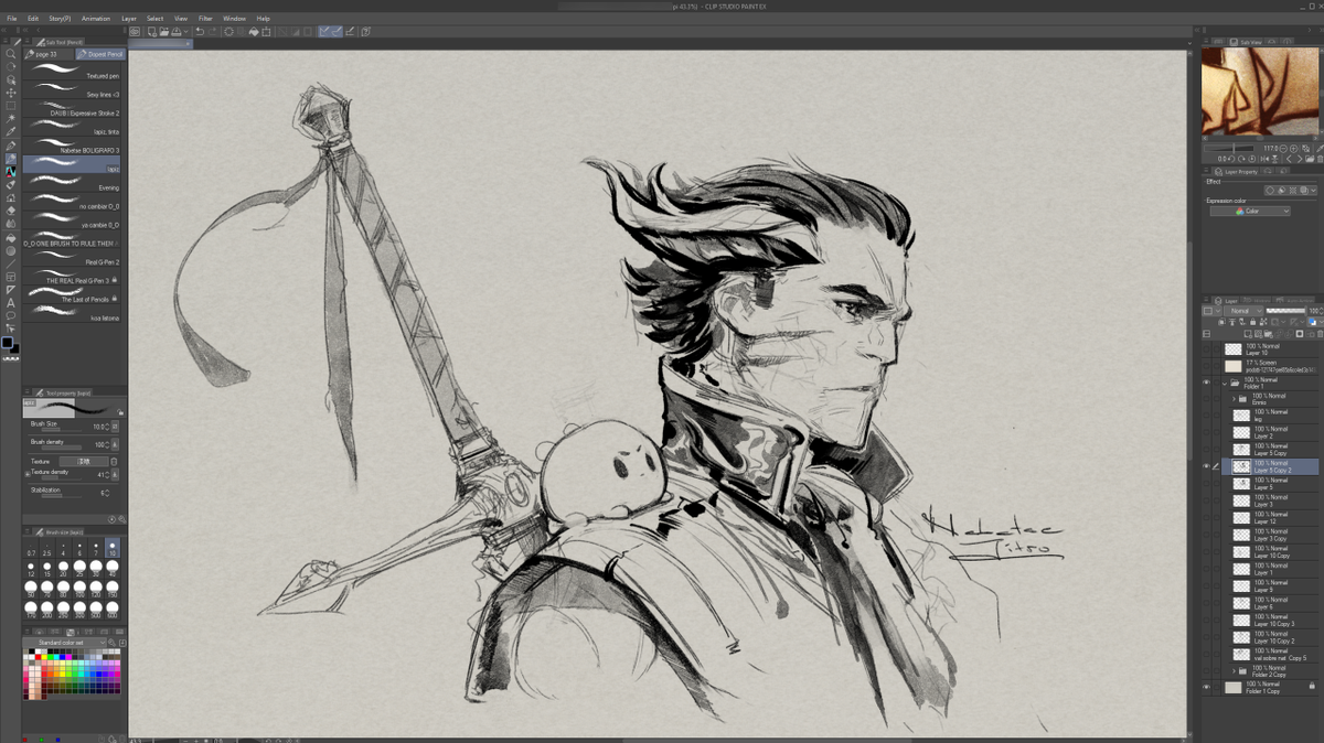 "Dragon" sketch #CLIPSTUDIOPAINT #characterdesign 