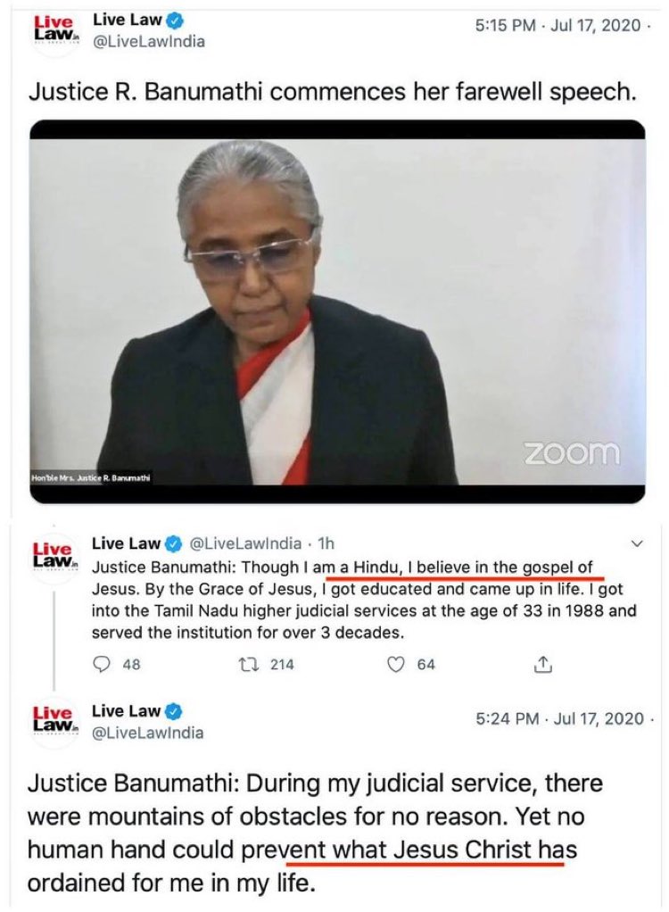 Srinivstrat's tweet photo. @swamy39 ji #Cryptoconvert Lakhs of Hindus converted to Xtianity,but their official records is https://t.co/5C693I941P for Xtianity. Assume her judgements against Hindus.She awarded double life to Shri Premananda swamy. Needed of the hour NRC and NPR to expose cryptos https://t.co/n43CP4DxIh