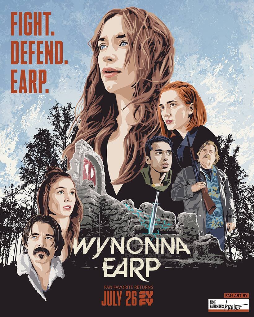 ratscape's tweet photo. Thank you @emtothea!! I'm thrilled to have my art used as the #wynonnaearp season 4 key art! This fandom is loaded with so many creative &amp; talented #Earpers - I'm grateful to have been chosen. Thanks again 🙏 @SYFY @IDWEntertain https://t.co/uhtLOSrZxn