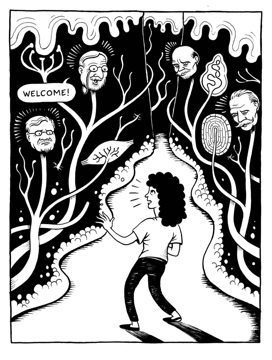 matteofarinella's tweet photo. Just catching up with #sciartportfolioweek - Let me introduce myself: I'm a neuroscientist turned cartoonist and illustrator! Here are some of my creative representations of cells and enzymes ✏

From my books The Senses, Cervellopoli, and work for @massivesci and @erccomics https://t.co/jXpsd7C3i7