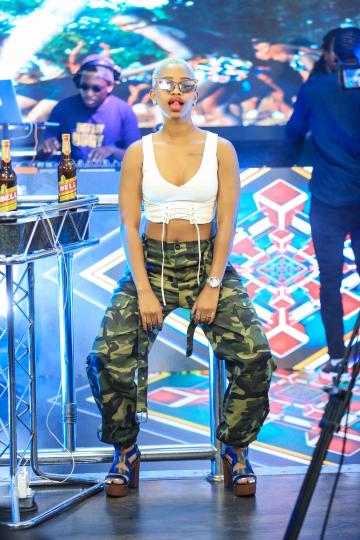 JamesKatoj's tweet photo. The queen of Mike in the house alongside @Deejay_Bryan @dagy_nyce #DjBugy  #NTVMixShow https://t.co/sNlg9aQOug