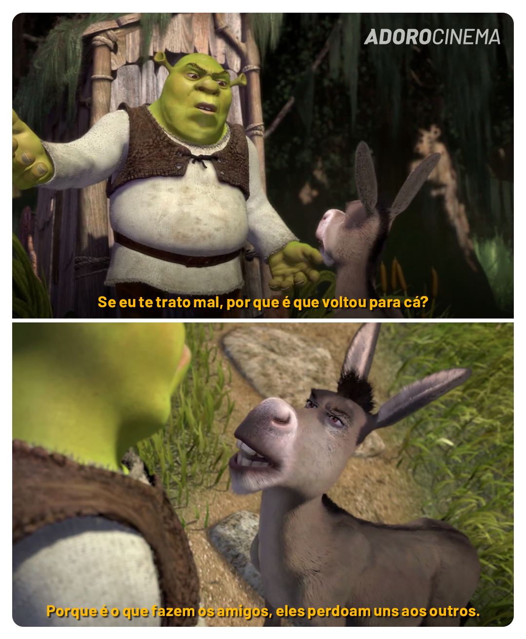 Shrek e Burro se conhecem.#SherkParaSempre #TrechosDeSéries #TrechosDe