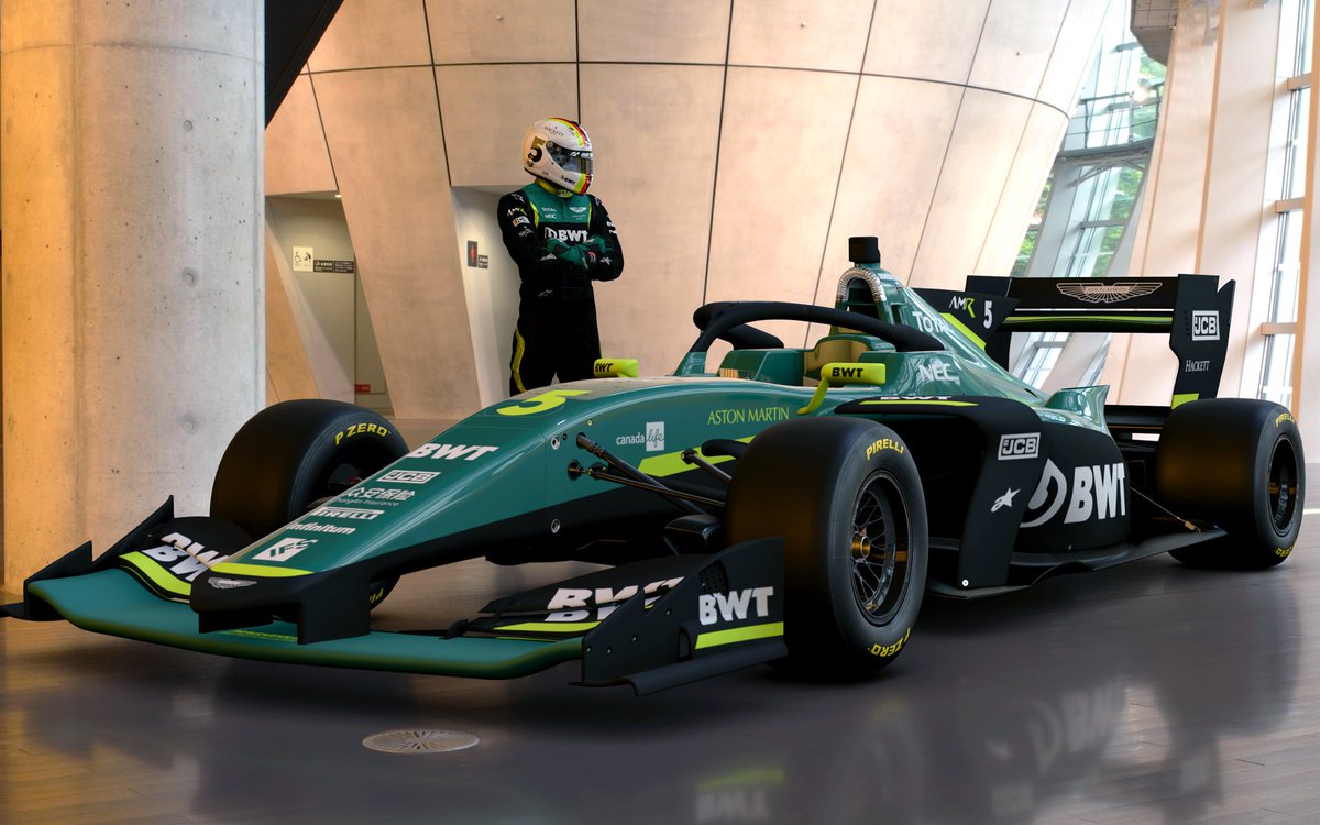 TomP1Bellingham's tweet photo. Seb in green 💚

Vettel Aston Martin concept for #GTSport https://t.co/kdlkWQO6aY