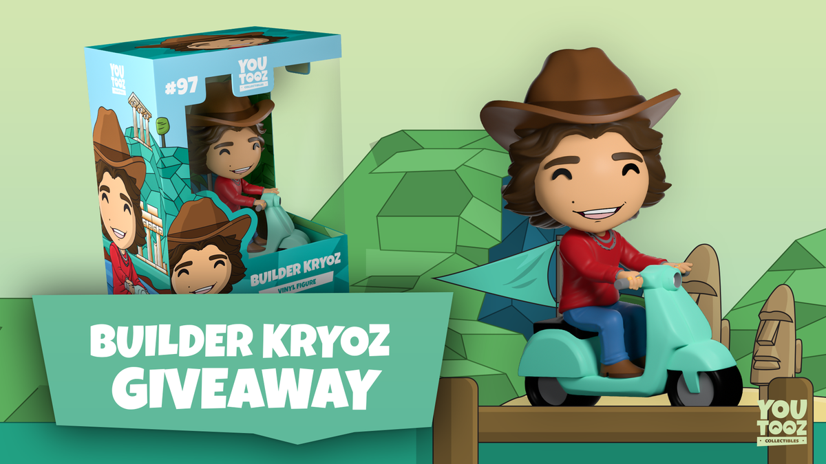 KryozGaming's tweet image. Ok... its time to giveaway one of my new YouTooz 🤠 Retweet + follow @youtooz!
Builder Kryoz releases on July 28th