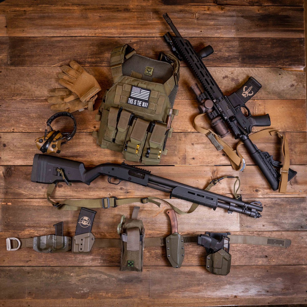 MossbergCorp's tweet photo. What’s missing? #Mossberg #MosbergMMR #Mossberg590A1 #FridayFeeling https://t.co/IOYHtVuNpP