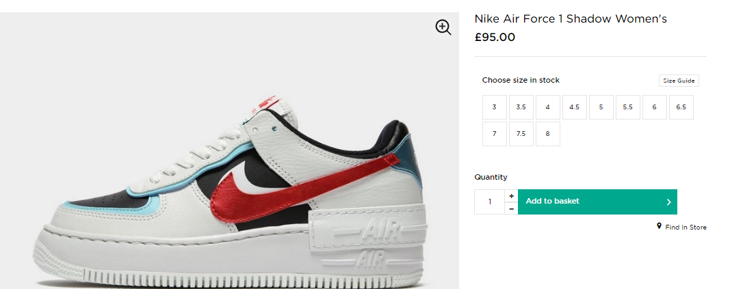 af1 shadow bleached aqua