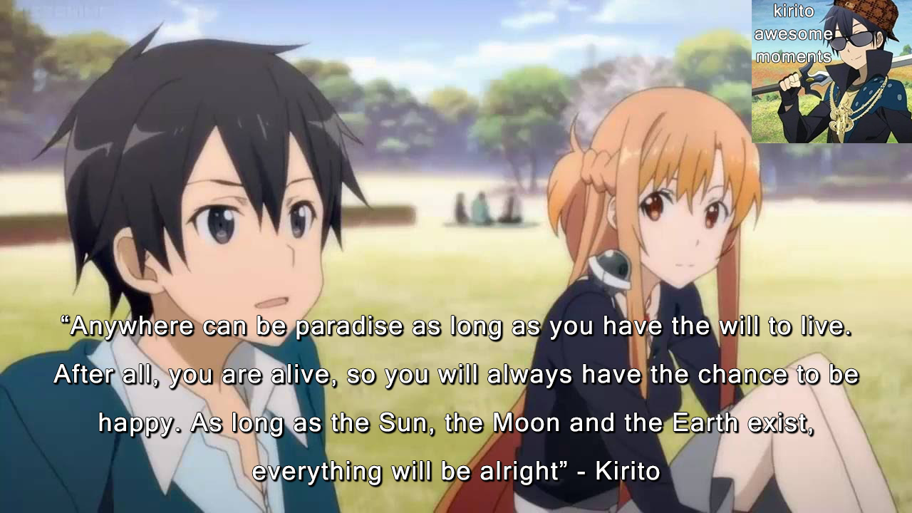 Anime & Manga Quotes — SWORD ART ONLINE II